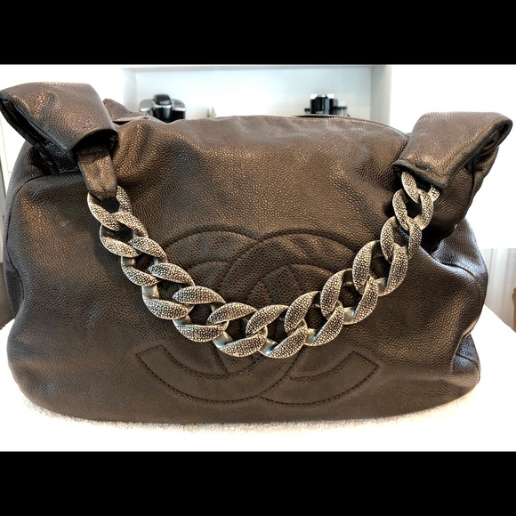 Chanel Caviar Brown Leather Hobo - Picture 2 of 7